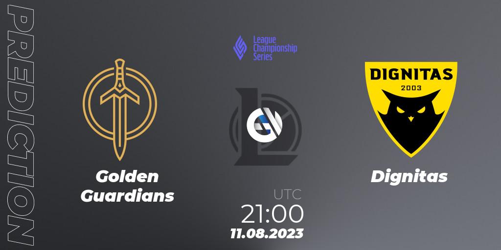 Golden Guardians проти Dignitas: Поради щодо ставок, прогнози на матчі. 11.08.2023 at 21:00. LoL, LCS Summer 2023 - Playoffs