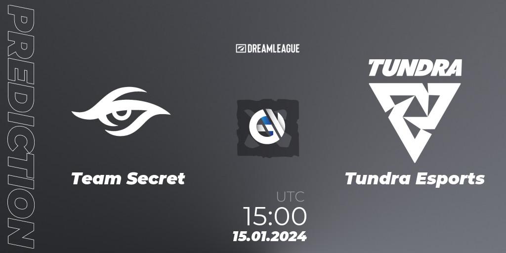 Team Secret проти Tundra Esports: Поради щодо ставок, прогнози на матчі. 15.01.2024 at 15:00. Dota 2, DreamLeague Season 22: Western Europe Closed Qualifier