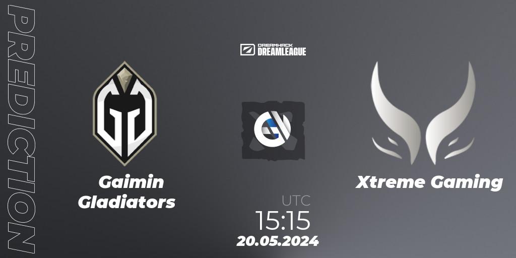 Gaimin Gladiators проти Xtreme Gaming: Поради щодо ставок, прогнози на матчі. 20.05.2024 at 16:00. Dota 2, DreamLeague Season 23