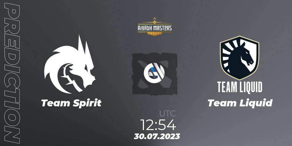 Team Spirit проти Team Liquid: Поради щодо ставок, прогнози на матчі. 30.07.2023 at 15:00. Dota 2, Riyadh Masters 2023