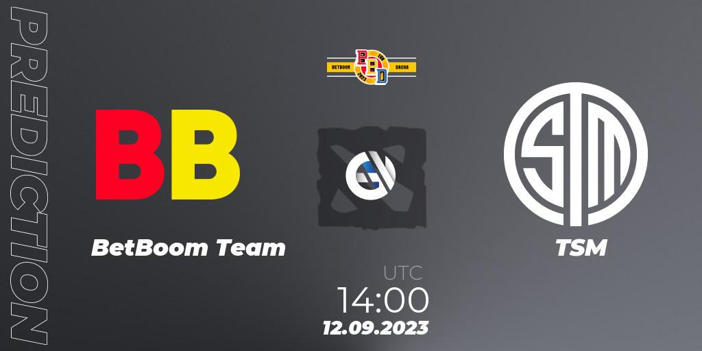 BetBoom Team проти TSM: Поради щодо ставок, прогнози на матчі. 12.09.2023 at 15:05. Dota 2, BetBoom Dacha