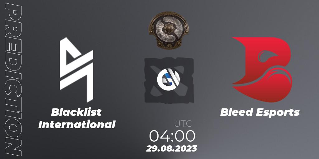 Blacklist International проти Bleed Esports: Поради щодо ставок, прогнози на матчі. 29.08.2023 at 04:57. Dota 2, The International 2023 - Southeast Asia Qualifier