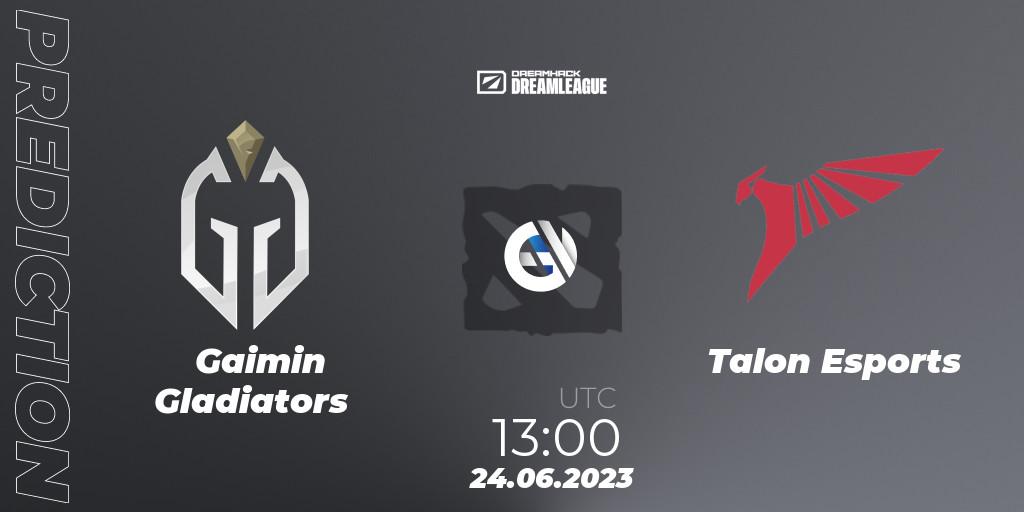 Gaimin Gladiators проти Talon Esports: Поради щодо ставок, прогнози на матчі. 24.06.2023 at 12:55. Dota 2, DreamLeague Season 20