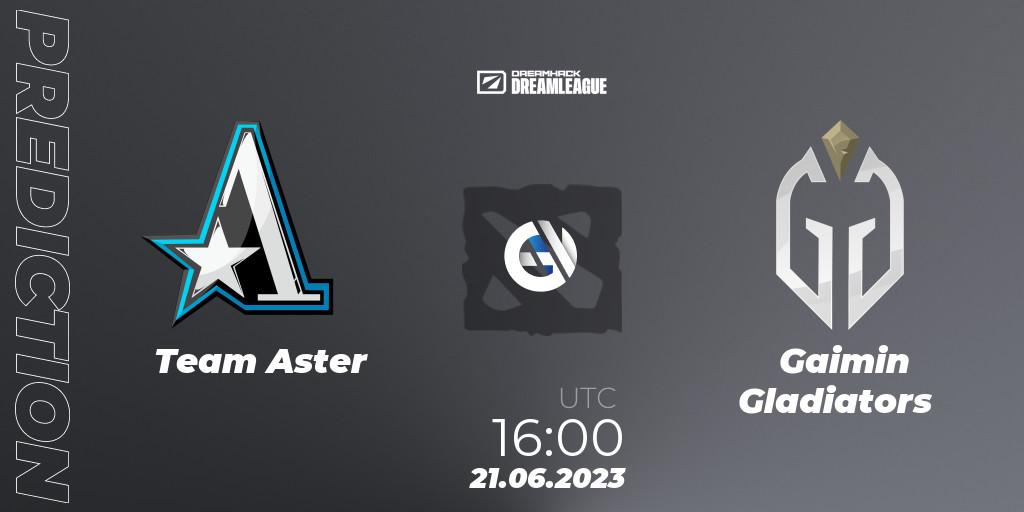 Team Aster проти Gaimin Gladiators: Поради щодо ставок, прогнози на матчі. 21.06.2023 at 15:55. Dota 2, DreamLeague Season 20 - Group Stage 2